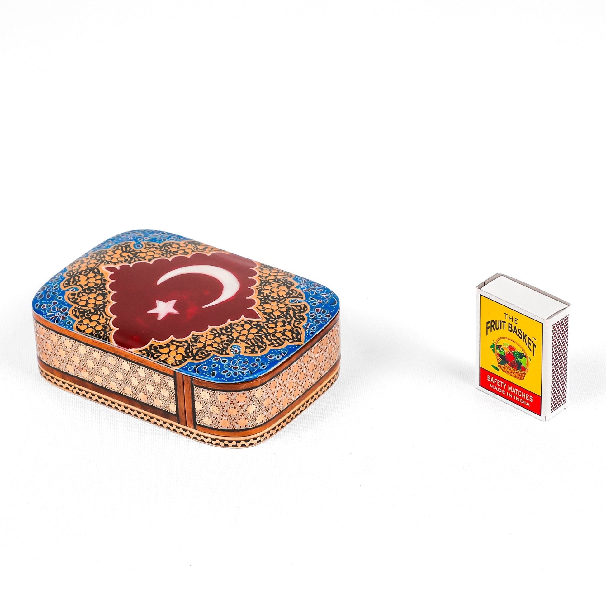 Sliding Oud Box – Size 8 × 11 cm – Turkey Logo – Red Color – Customer Sample - Meraas Gallery