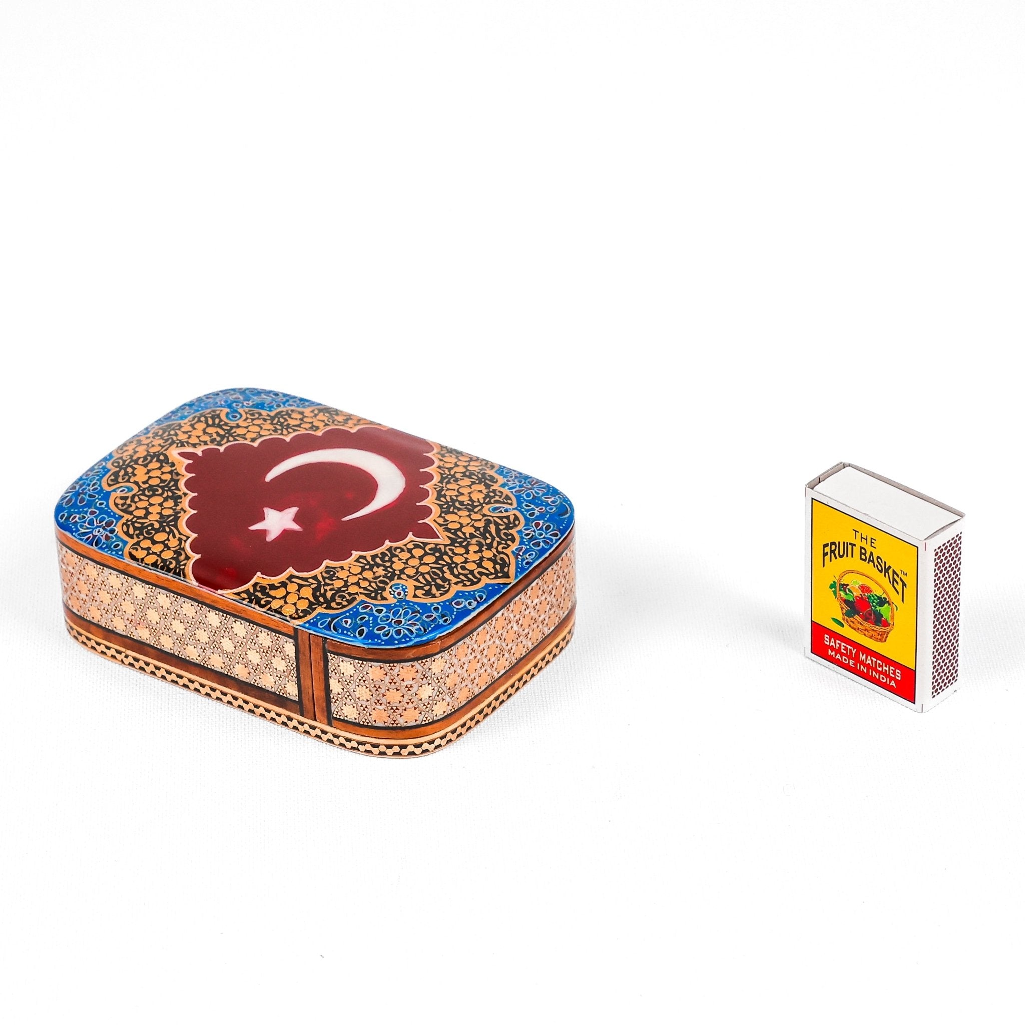 Sliding Oud Box – Size 8 × 11 cm – Turkey Logo – Red Color – Customer Sample - Meraas Gallery