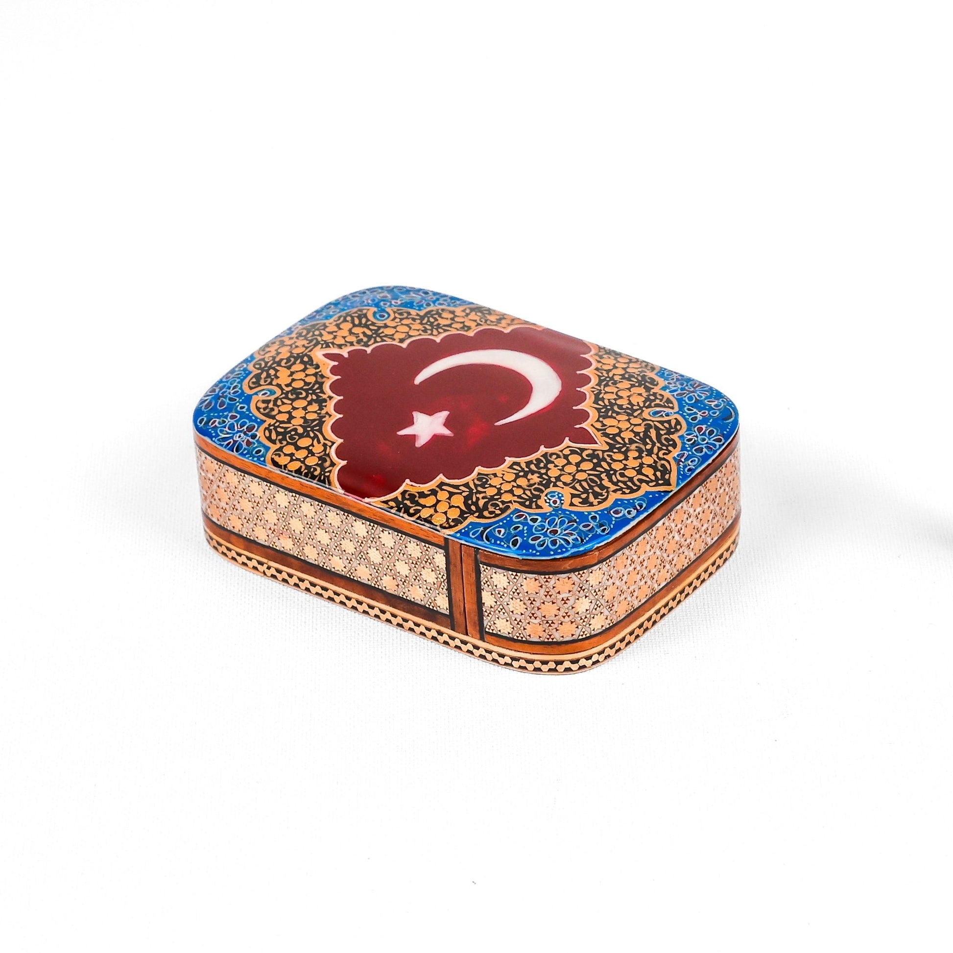 Sliding Oud Box – Size 8 × 11 cm – Turkey Logo – Red Color – Customer Sample - Meraas Gallery
