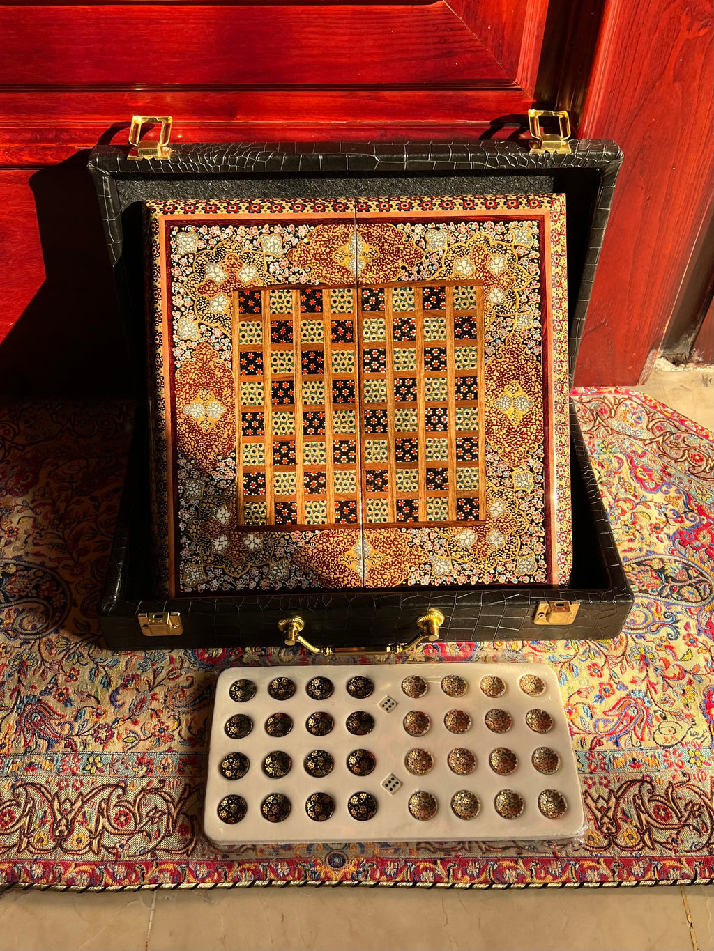 Chess Board - Size 30 - Beechwood Interior 3