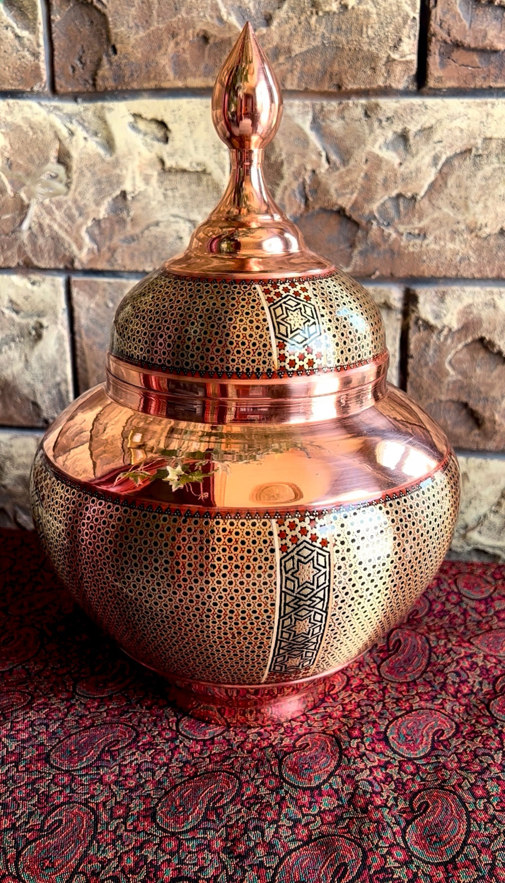 Candy Bowl Copper - Khatam Design