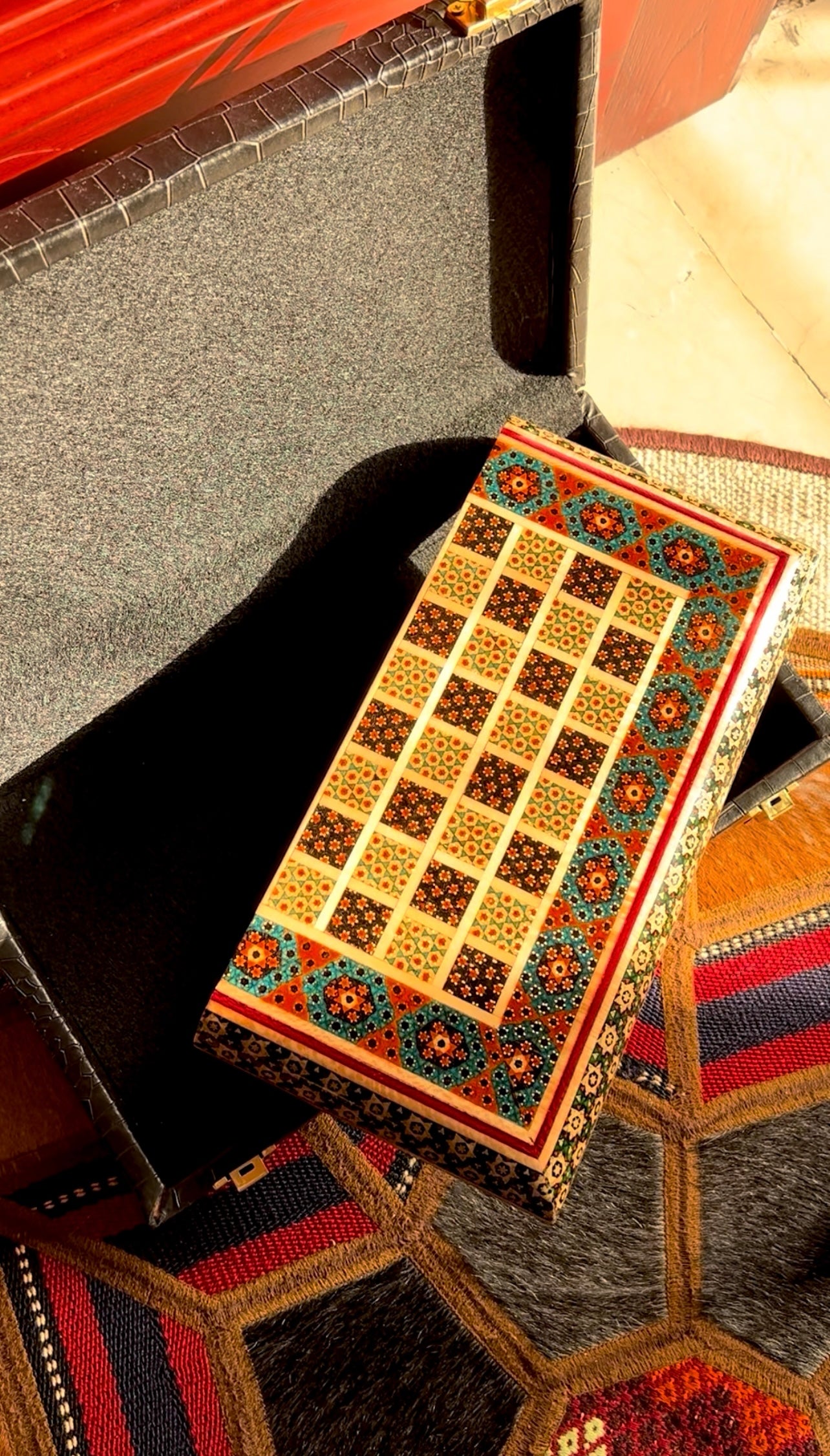 Chess Board Size 30 - Khatam Design