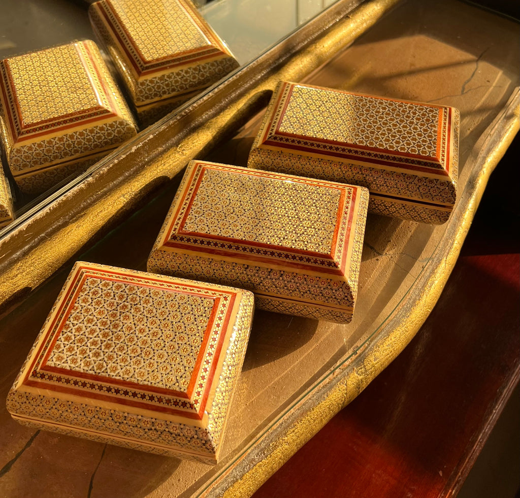 Premium Jewelry Box Inner Khatam Design Size 2