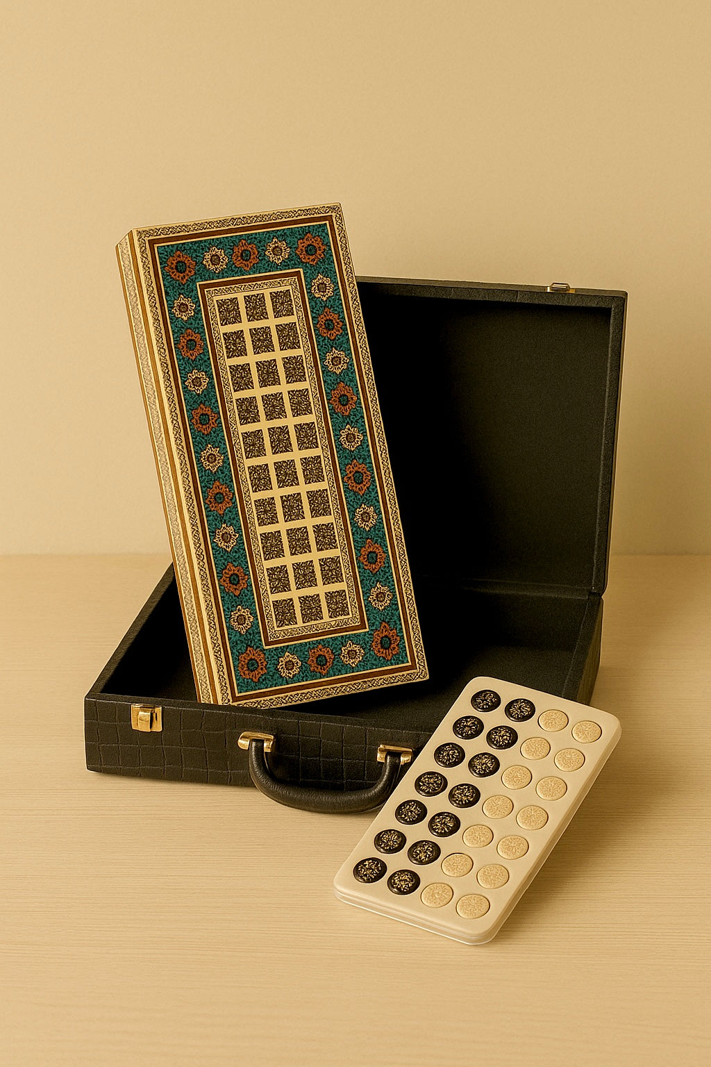 Chess Board Size 30 - Khatam Design