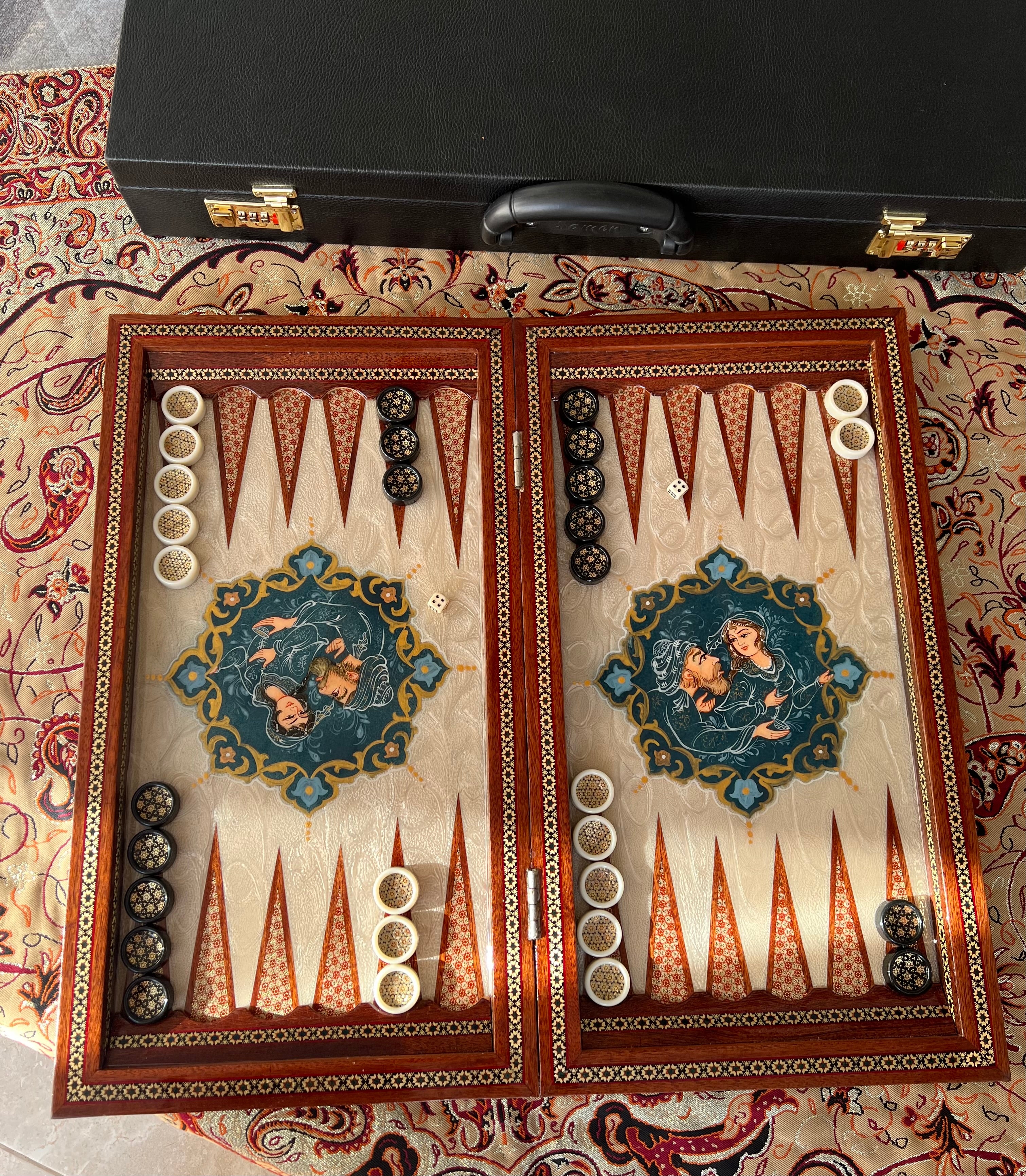 Chess Board - Size 60 - 3-in-1 Set