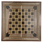 رقعة طاولة نرد وشطرنج - مقاس 40 - تصميم عمودي - ختم كامل