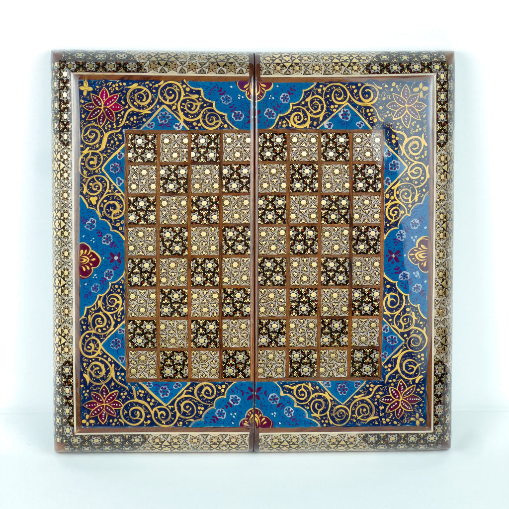 Chess Board Size 30 Shell - Tazhib Design
