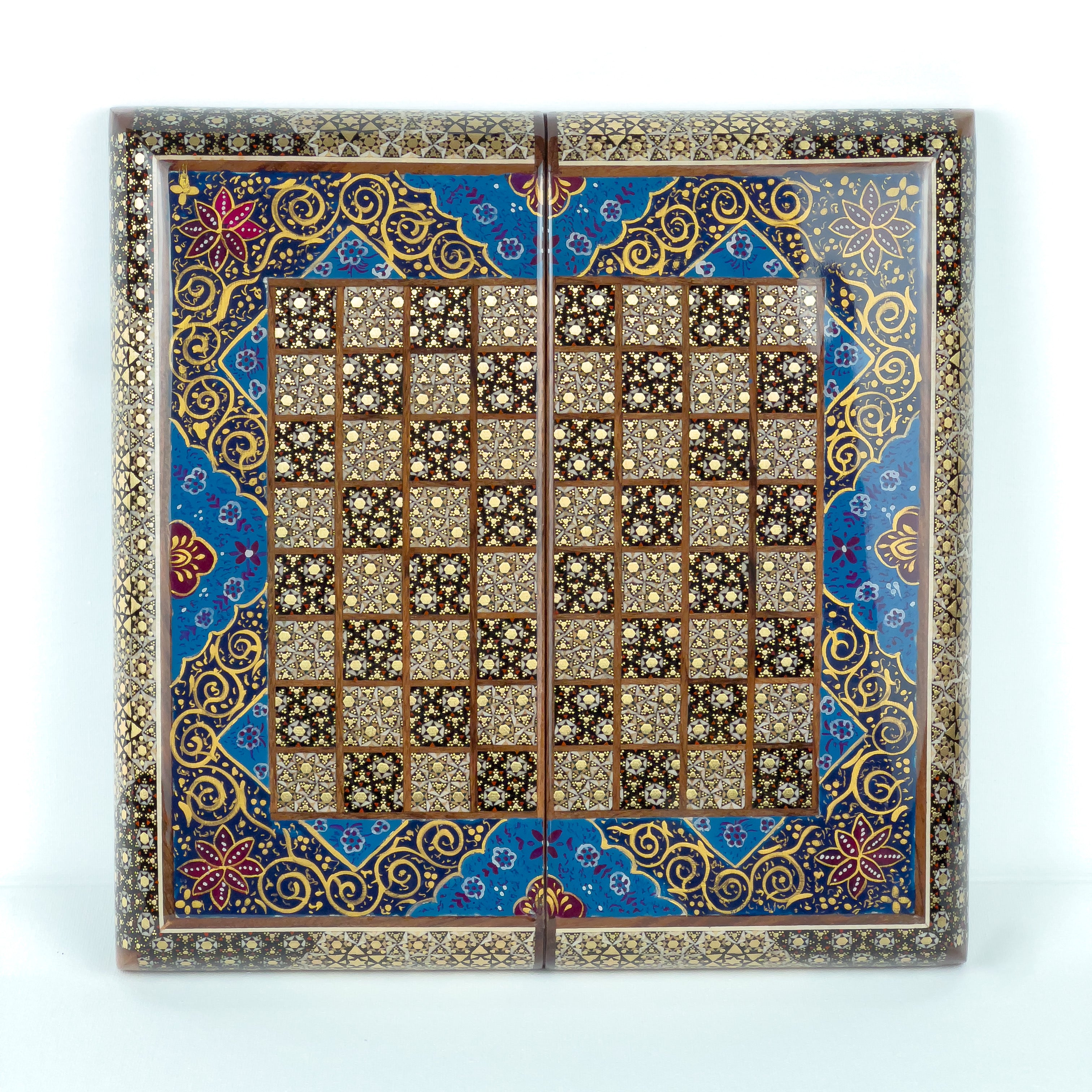 Chess Board Size 30 Shell - Tazhib Design