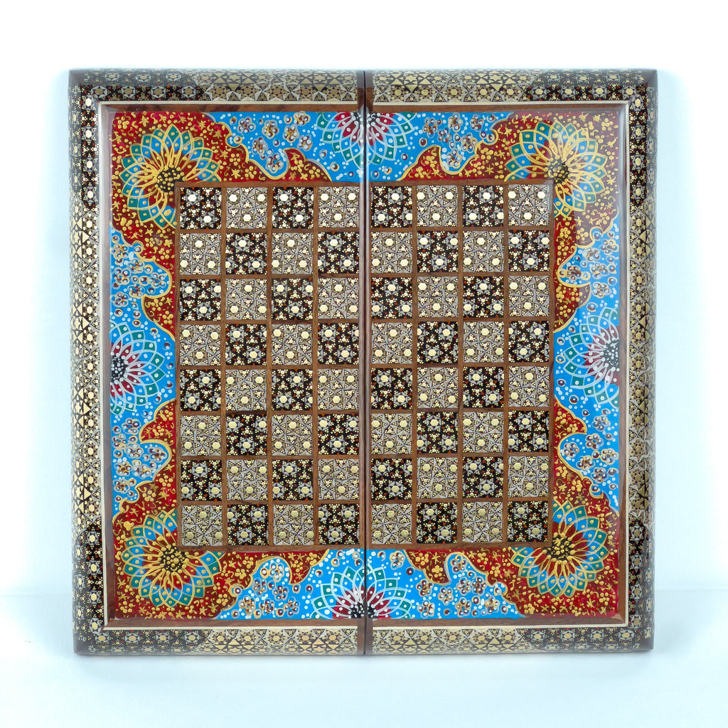 Chess Board Size 30 Shell - Tazhib Design