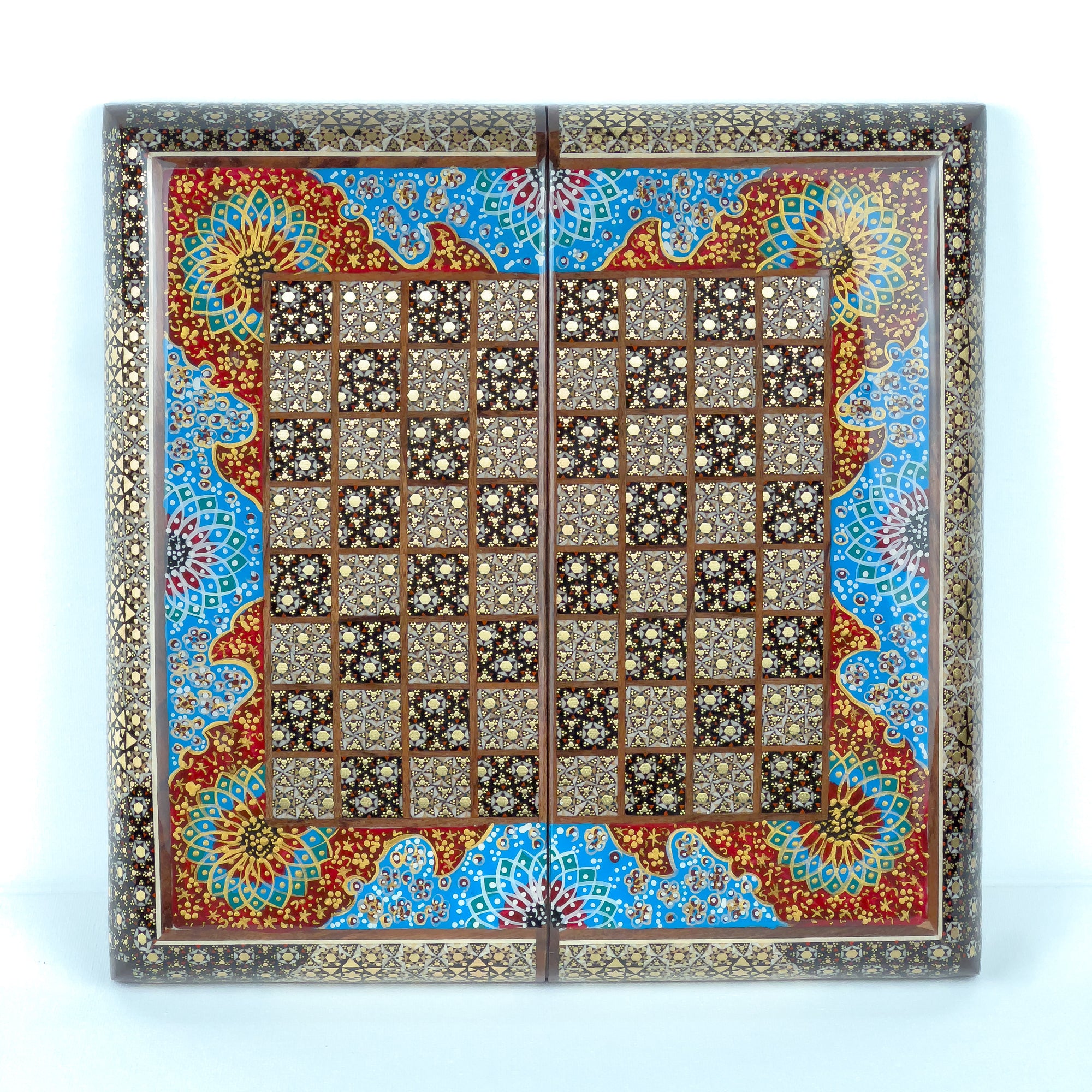 Chess Board Size 30 Shell - Tazhib Design