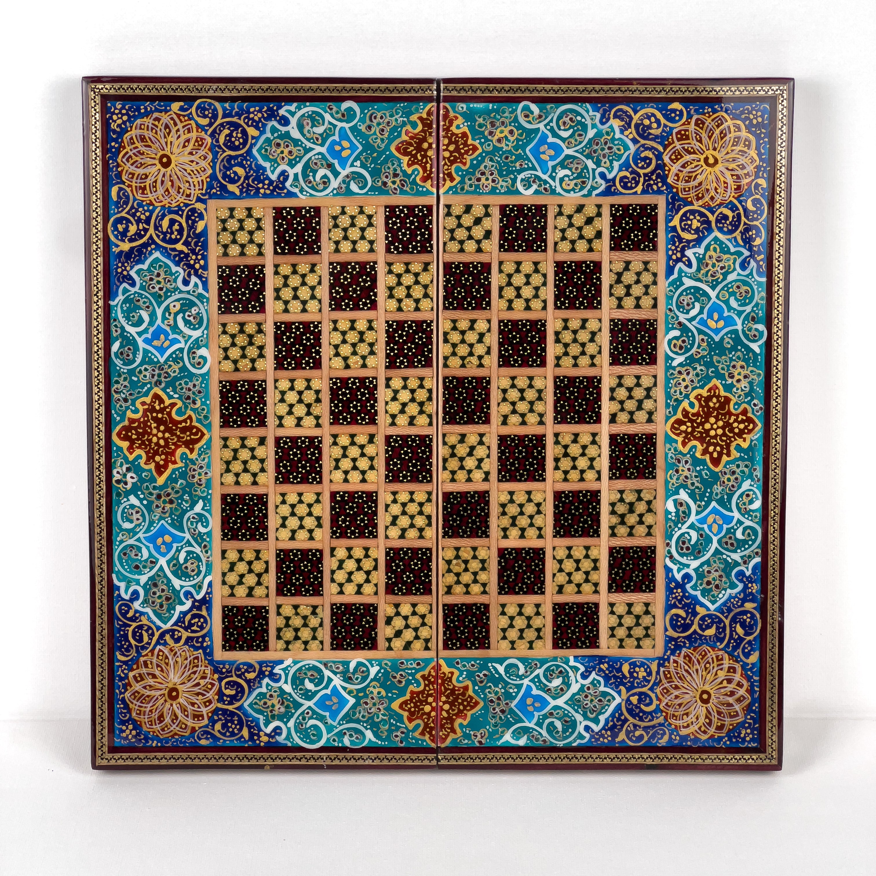 Chess Board - Size 30 - Beechwood Interior