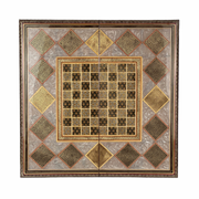 طاولة نرد وشطرنج - مقاس 60 - ختم كامل - نمط شيرازي