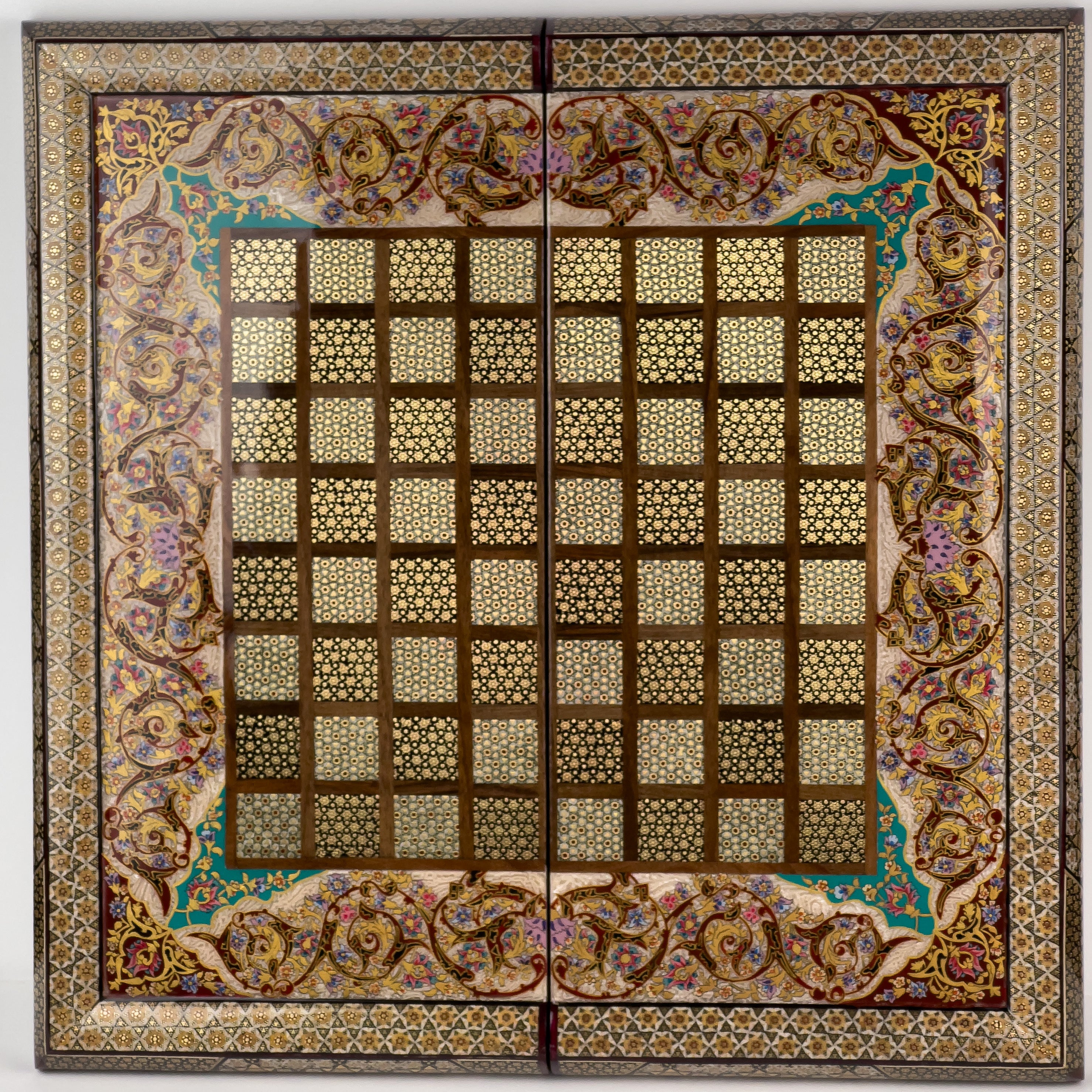 رقعة شطرنج - مقاس 50 - إطار عمودي - تصميم تازيب