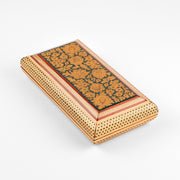 علبة - مقاس 10×20 - خاتم سلكي فاخر مع طشير - تصميم إيلات