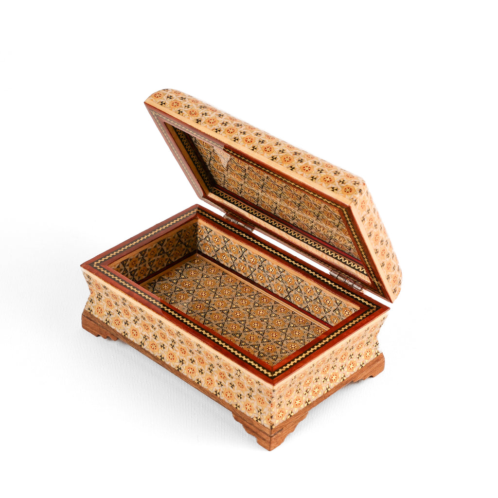 Seeded Spear Bowl Khatam Box - Inner Khatam - Khatam Lid