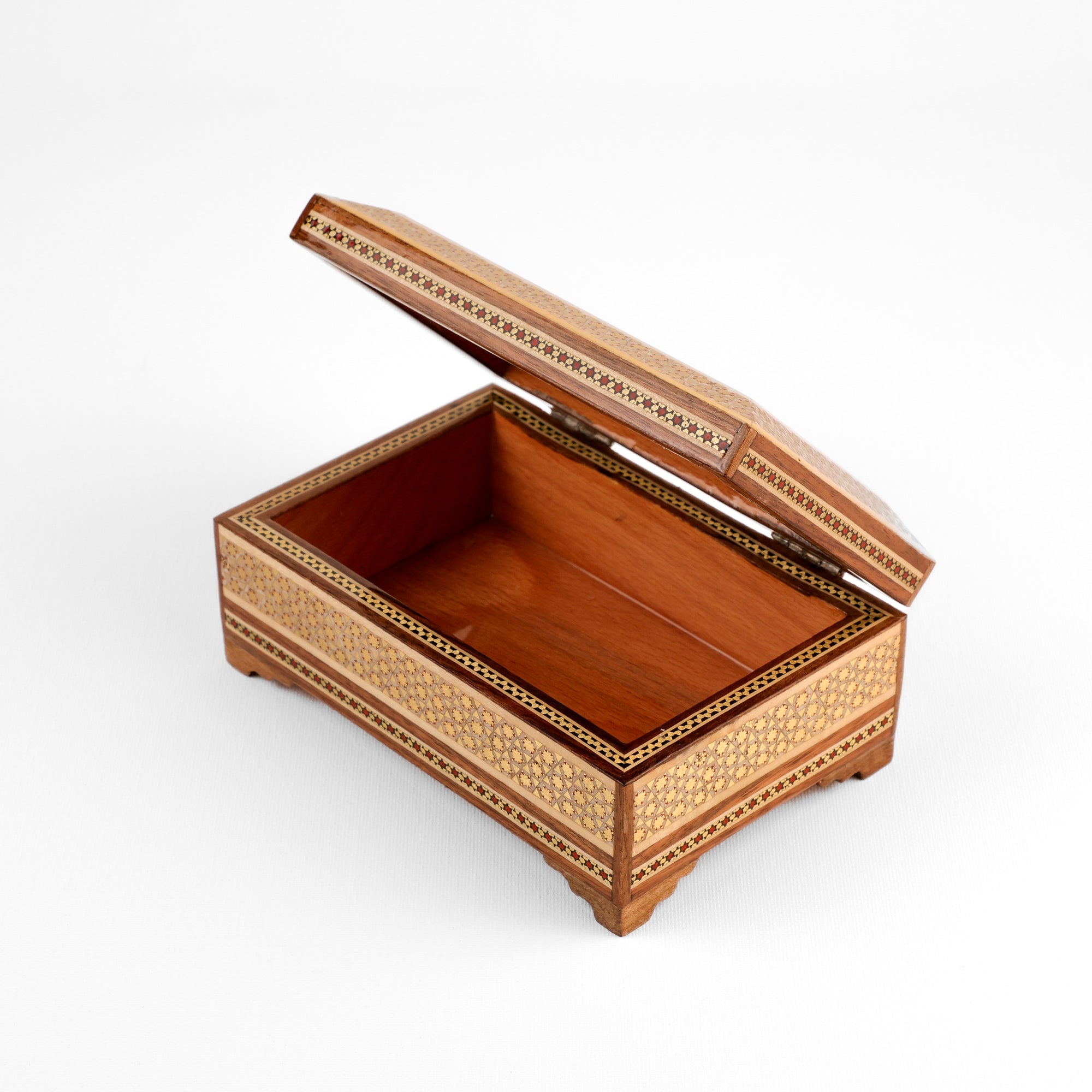 Bowl Box - Wire Khatam - Size 26 - Glass Interior - Polo Lid - Size 1