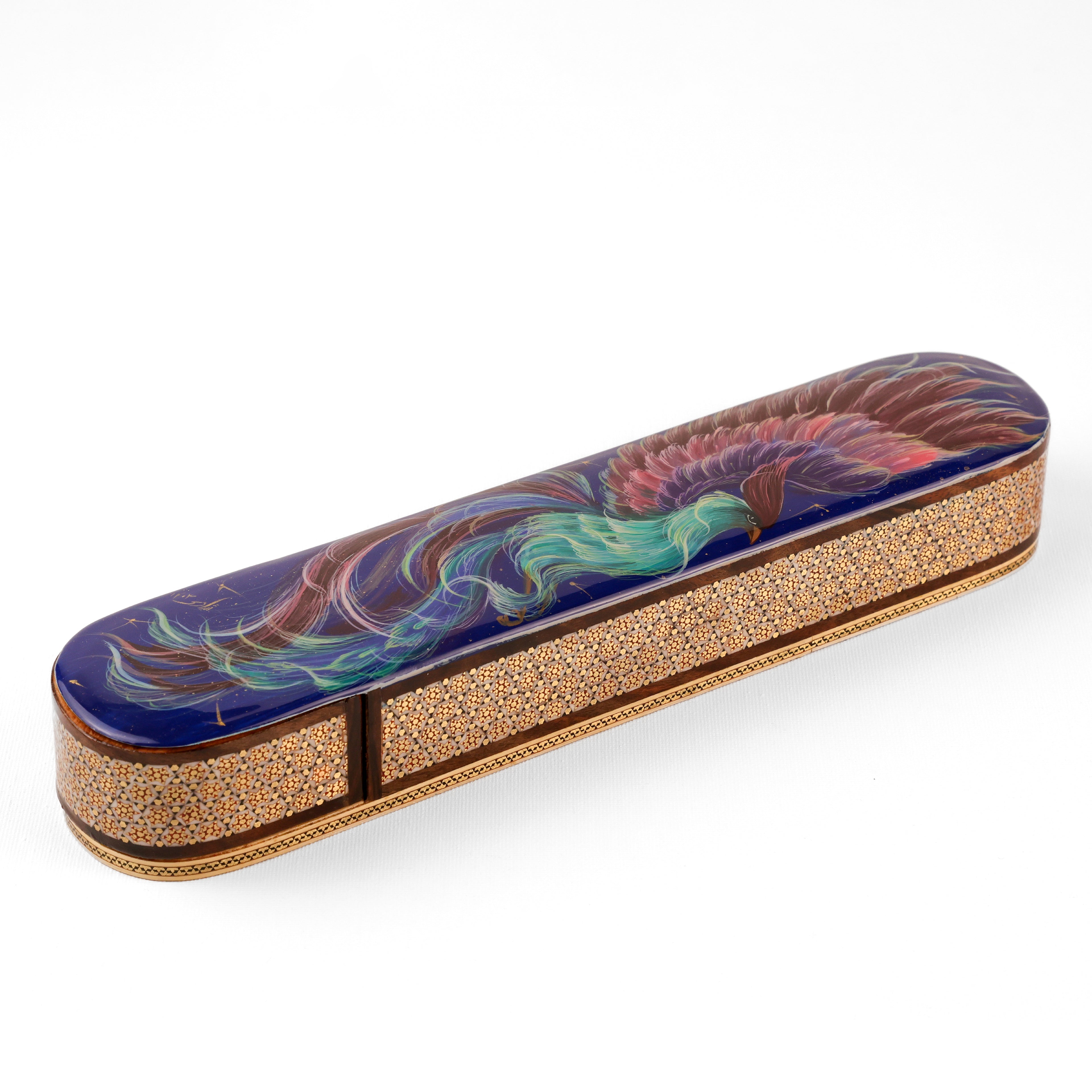 Sliding Pen Case - Size 30 - Khatam Design