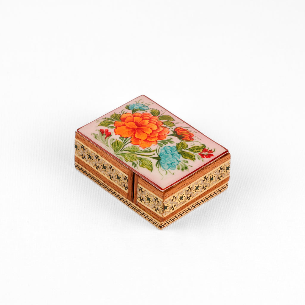 Matchbox Case - Flower & Bird Painting