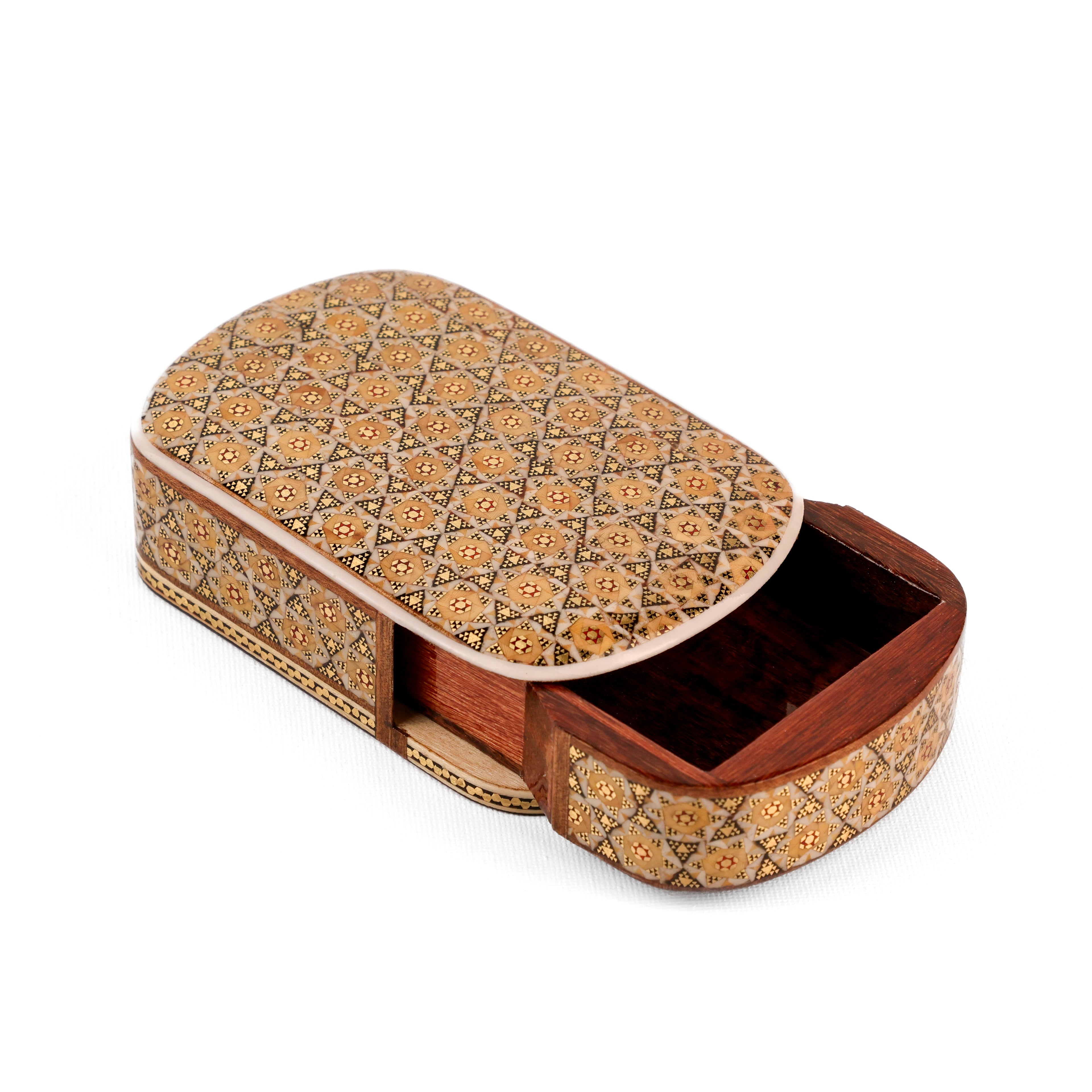 Sliding Playing Card Holder - Khatam Top