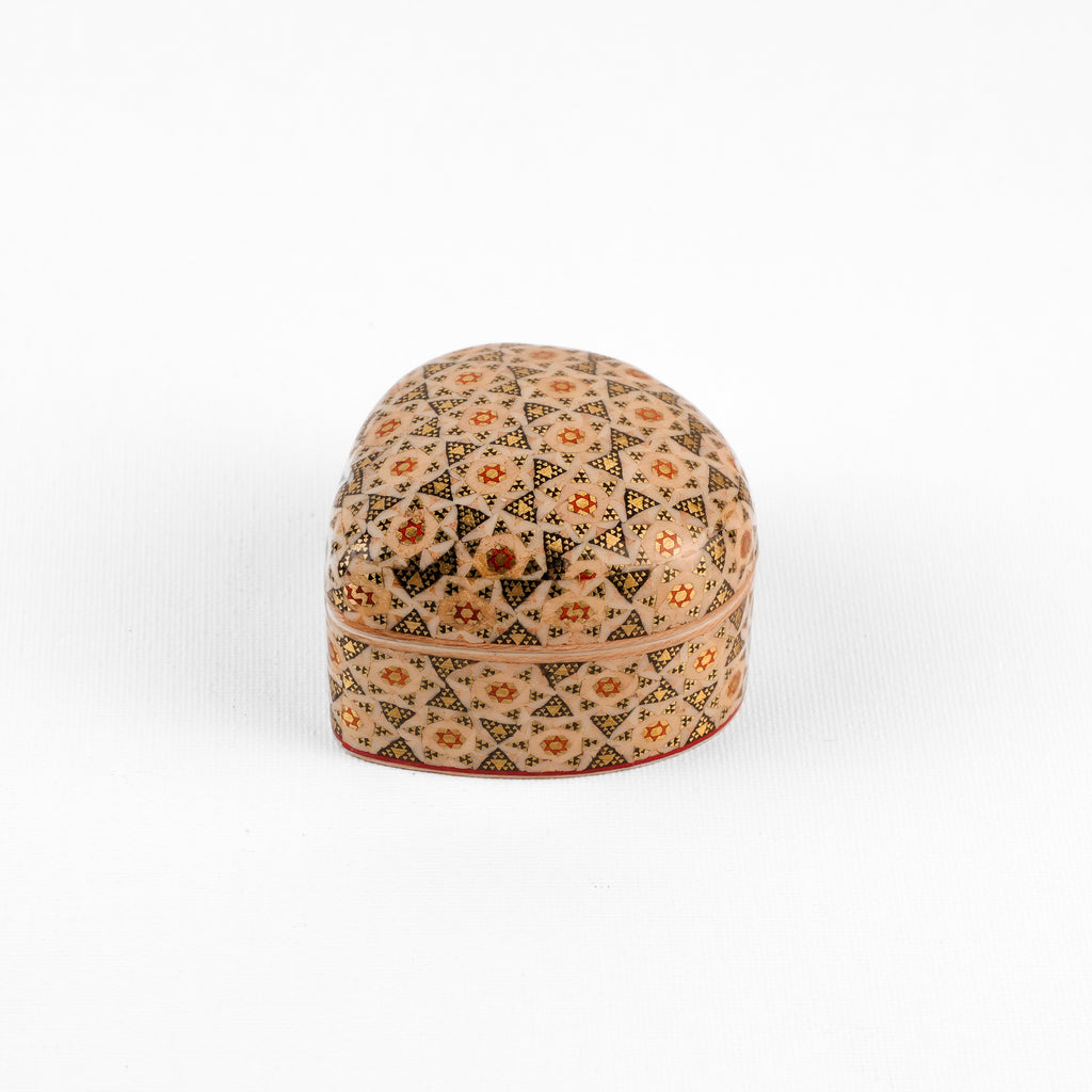 Coin Box - Full Khatam - Oval and Heart Shape