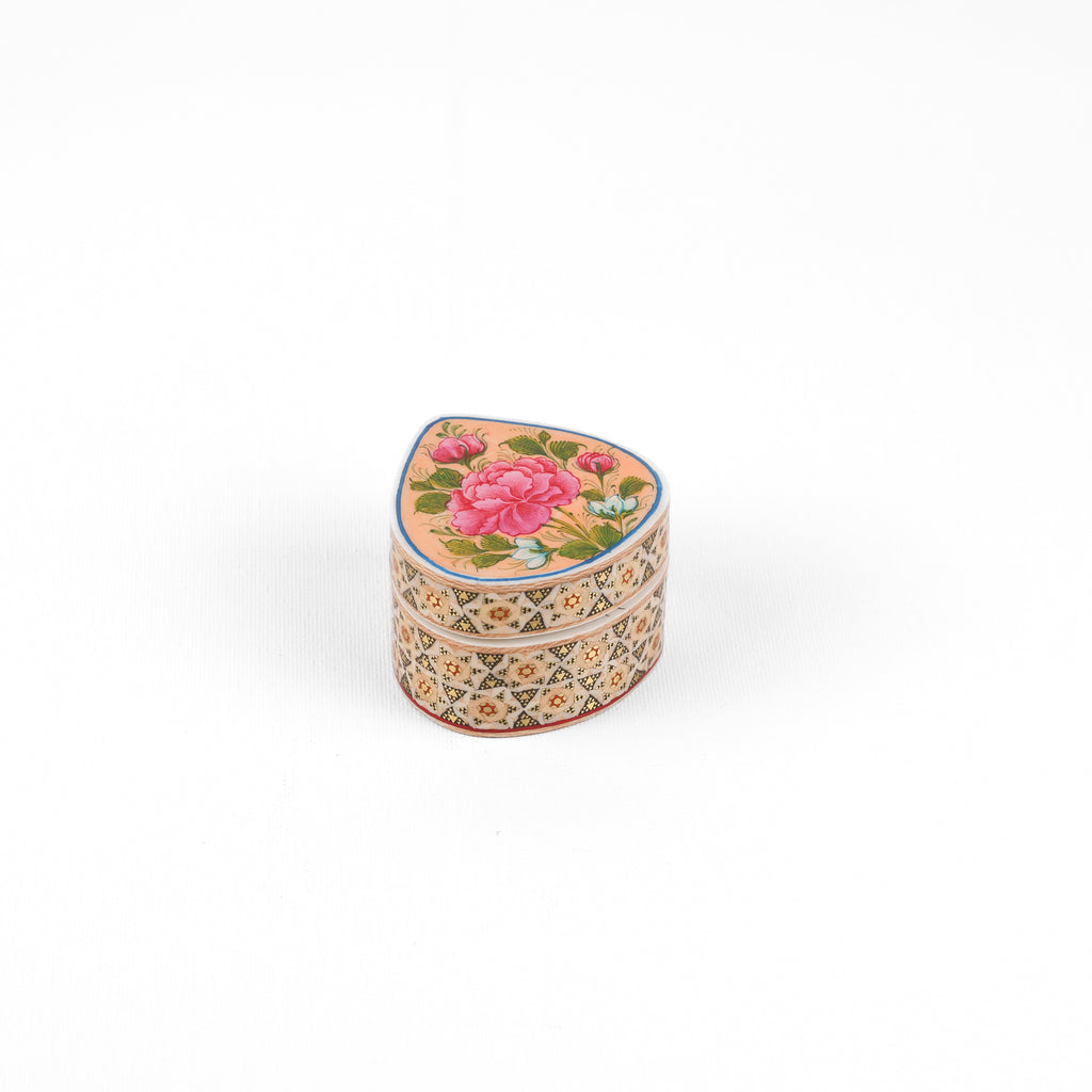 Coin Box - Full Khatam with Premium Flower & Bird Painting