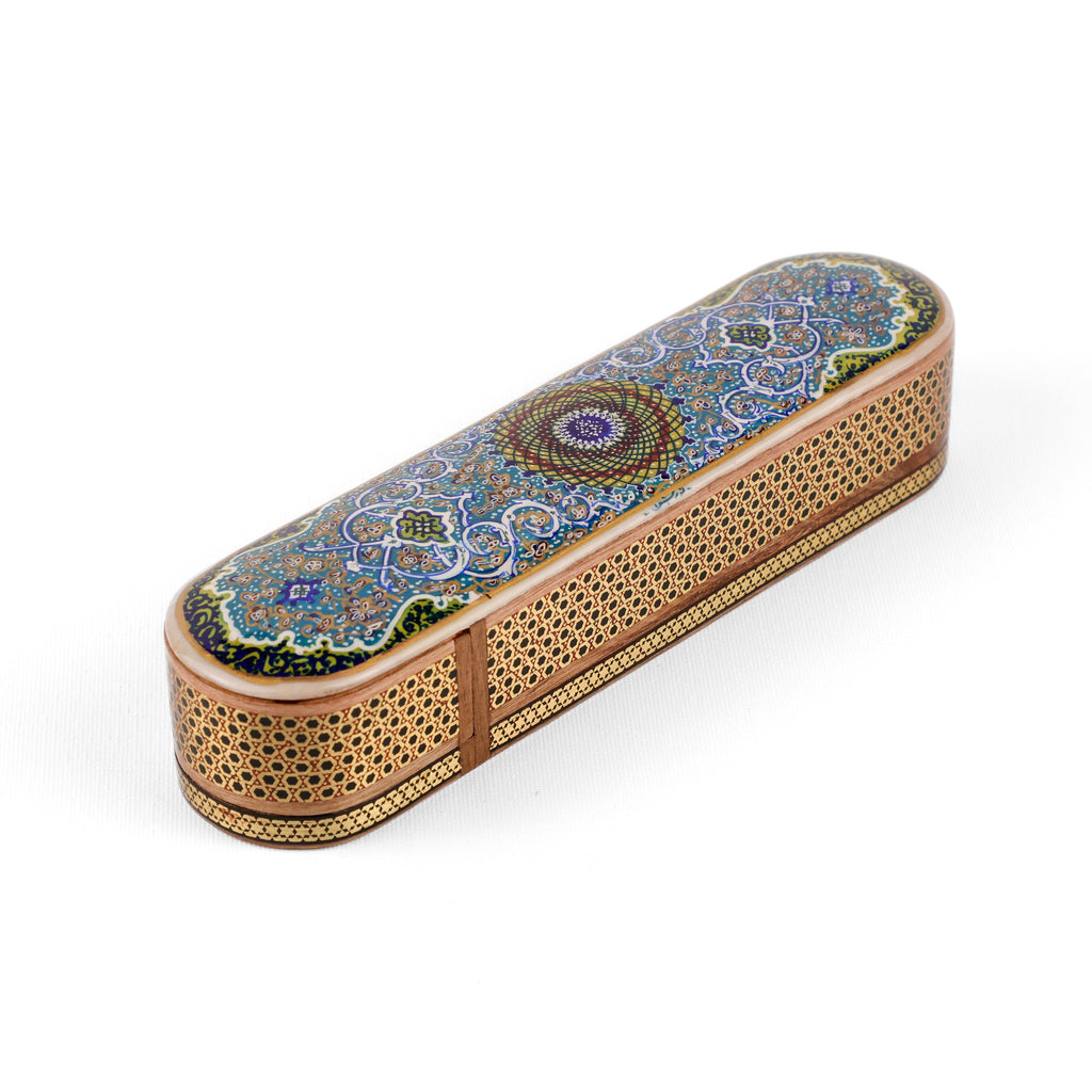 Sliding Pen Case - Size 20 - Portrait & Tazhib Design