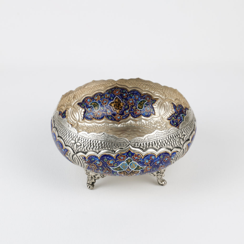 Royal Bowl - Four-Leg Design - Engraved & Mina