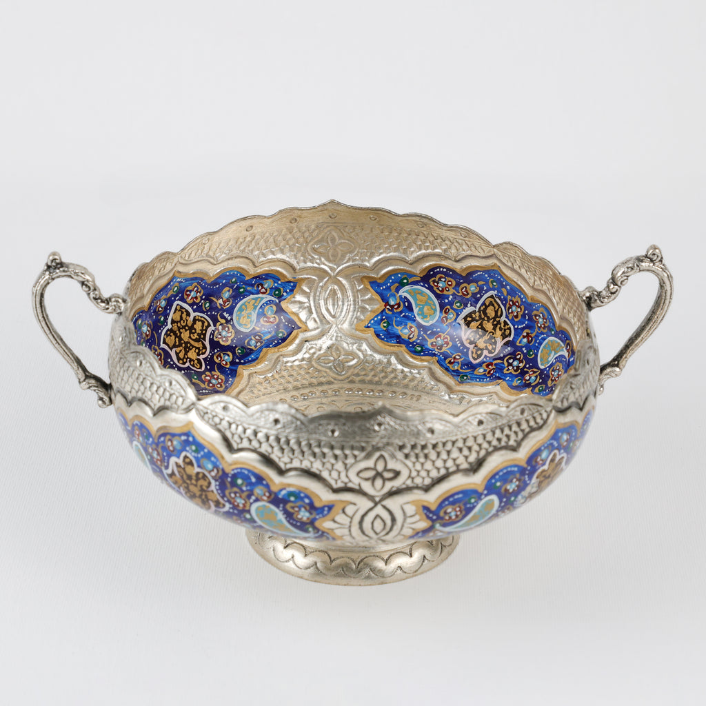 Royal Bowl - Four-Leg Design - Engraved & Mina
