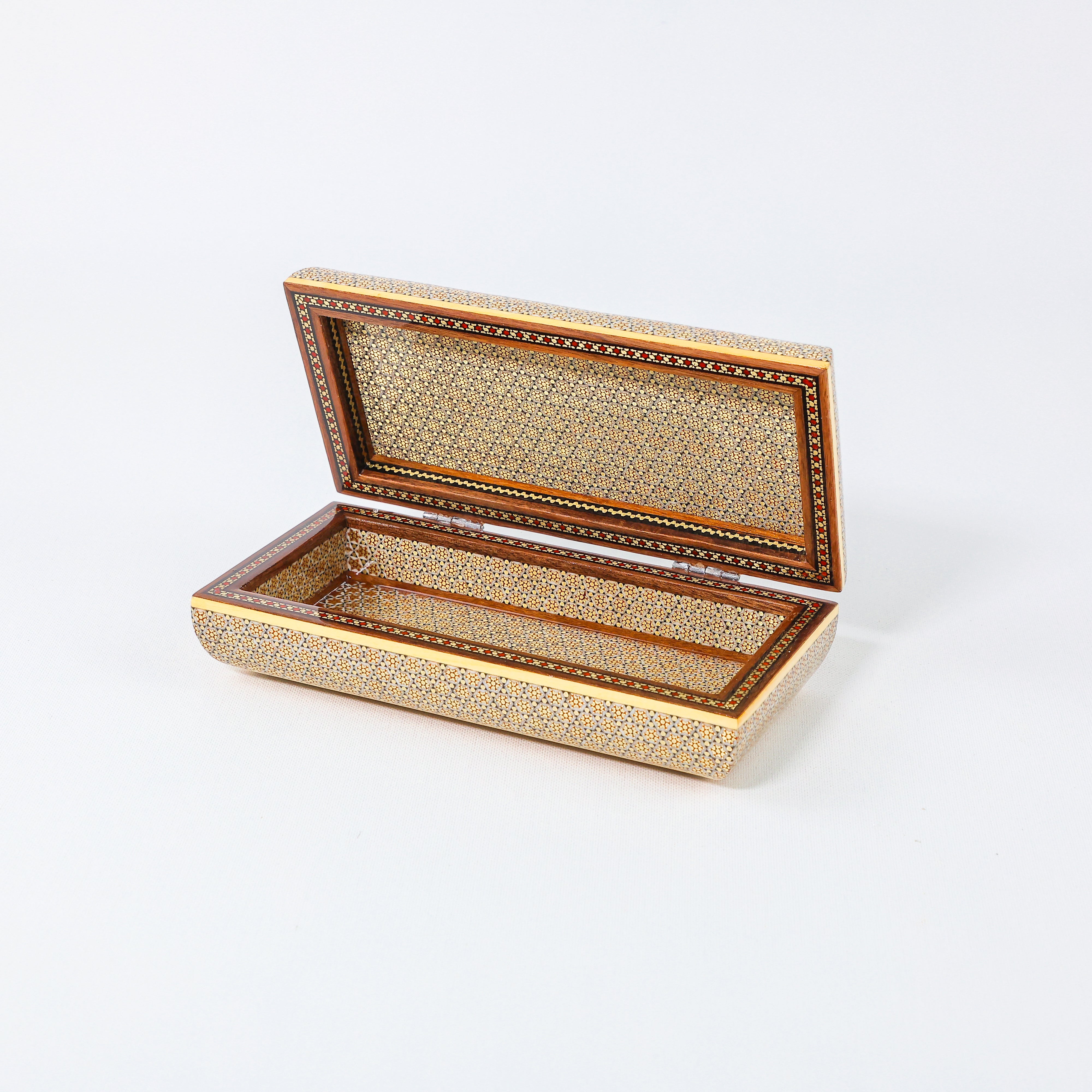 Khatam Box – Premium – “Ala Bi Dhikr Allah Tatmain Al-Qulub” (Blue) – Size 10 × 20 cm