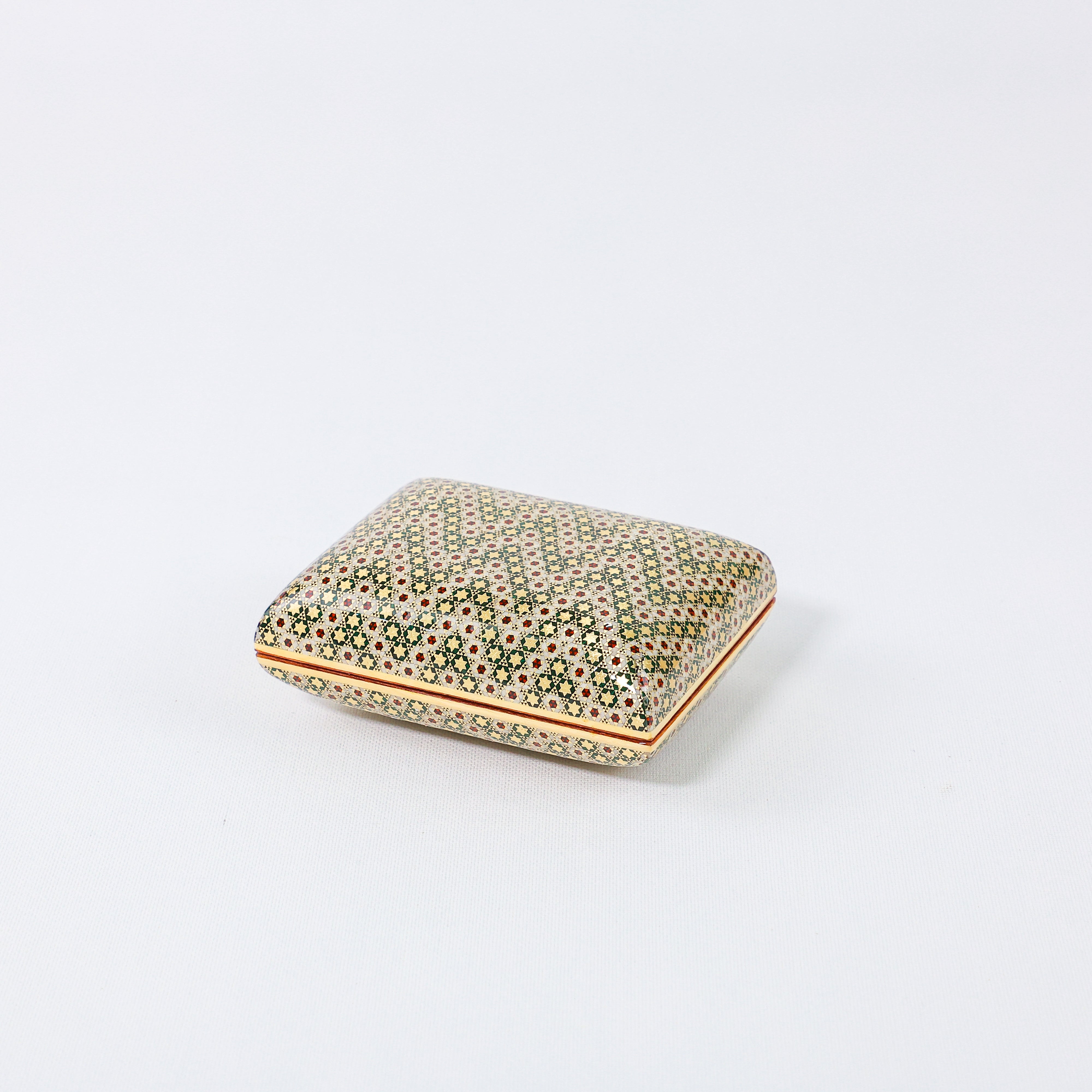 Khatam Box – Soap Shape Arched Lid – Size 8 × 11 cm