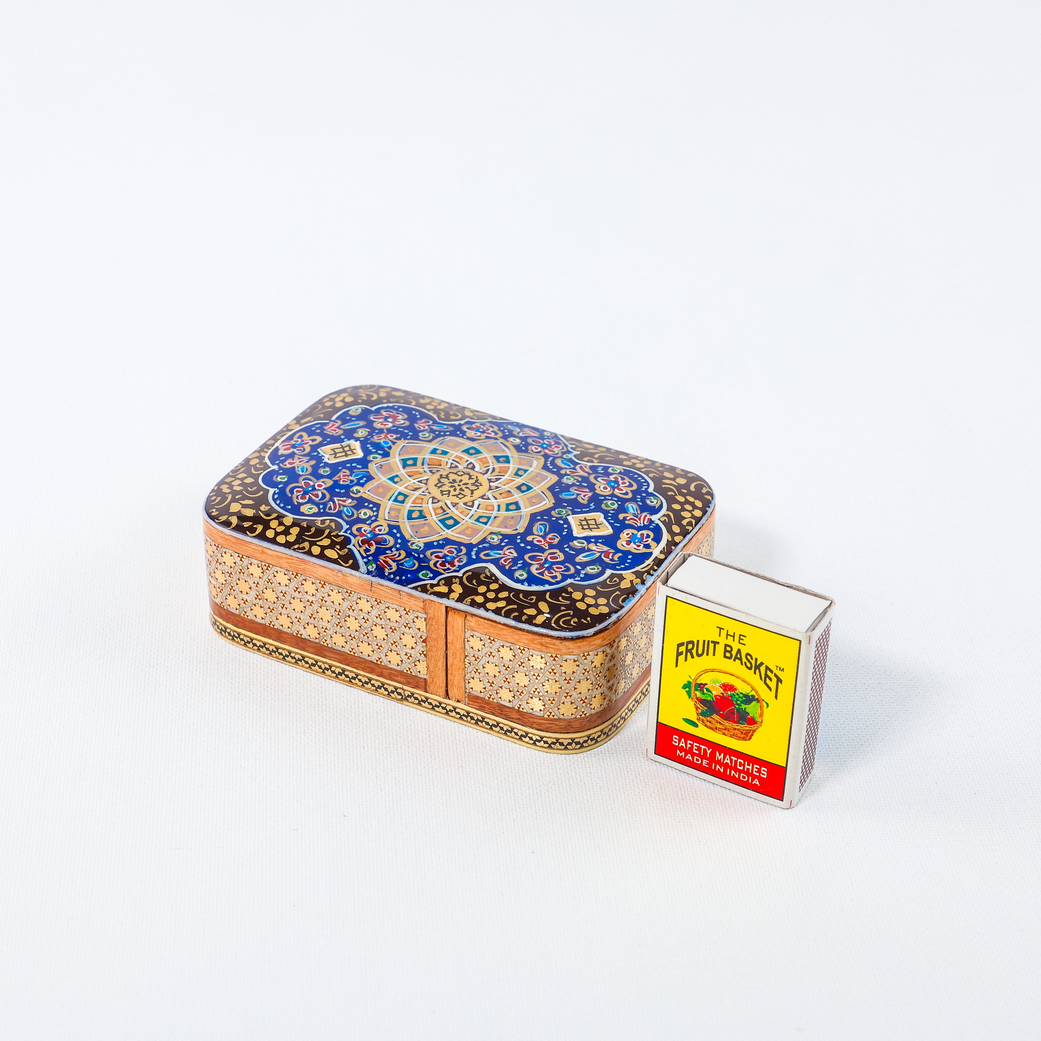 Khatam Slide Box – Premium Tazhib Painting - D1