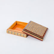 Khatam Box – Wooden Interior – Size 10 × 10 cm