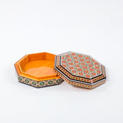 Hexagonal Jewelry Box – Velvet Interior