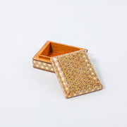 Rectangular Coin Box – Bone Khatam – Beechwood Interior