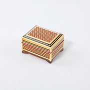 Hexagonal Coin Box – Bone Khatam – Beechwood Interior