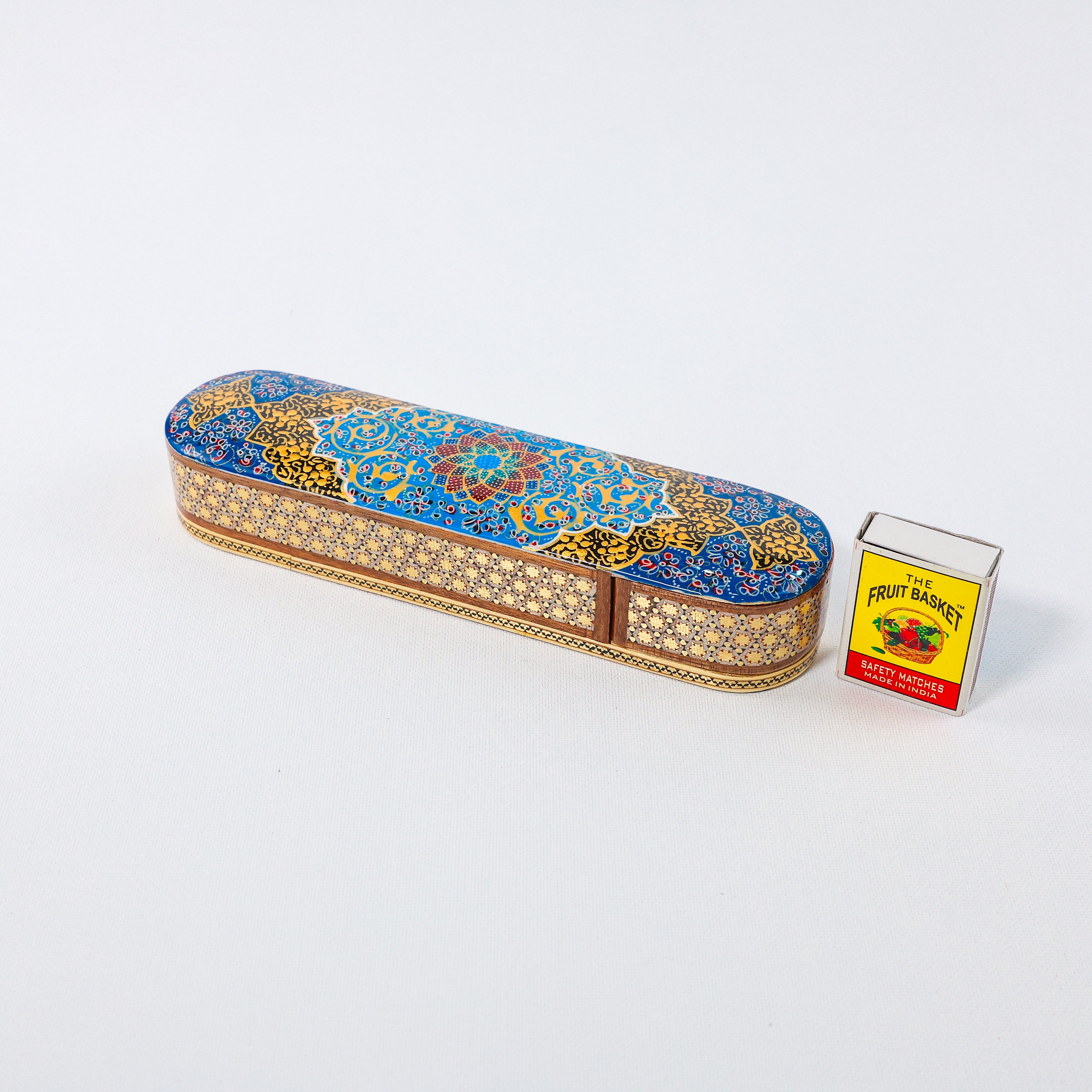 Pen Case – Sliding Type – Glass Finish – Eslimi Design – Size 20 cm