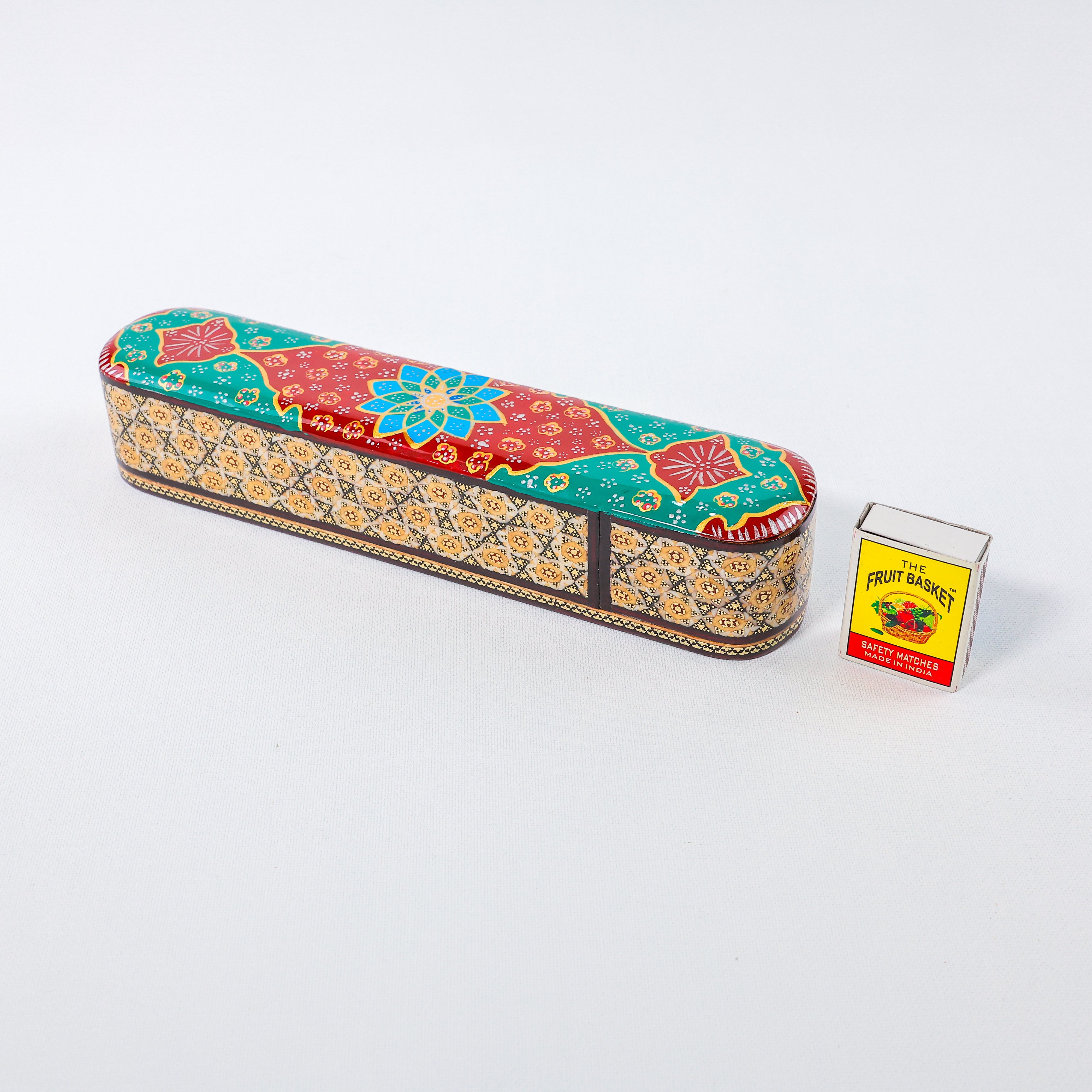 Slide Box – Standard Tazhib Painting – Size 20 cm