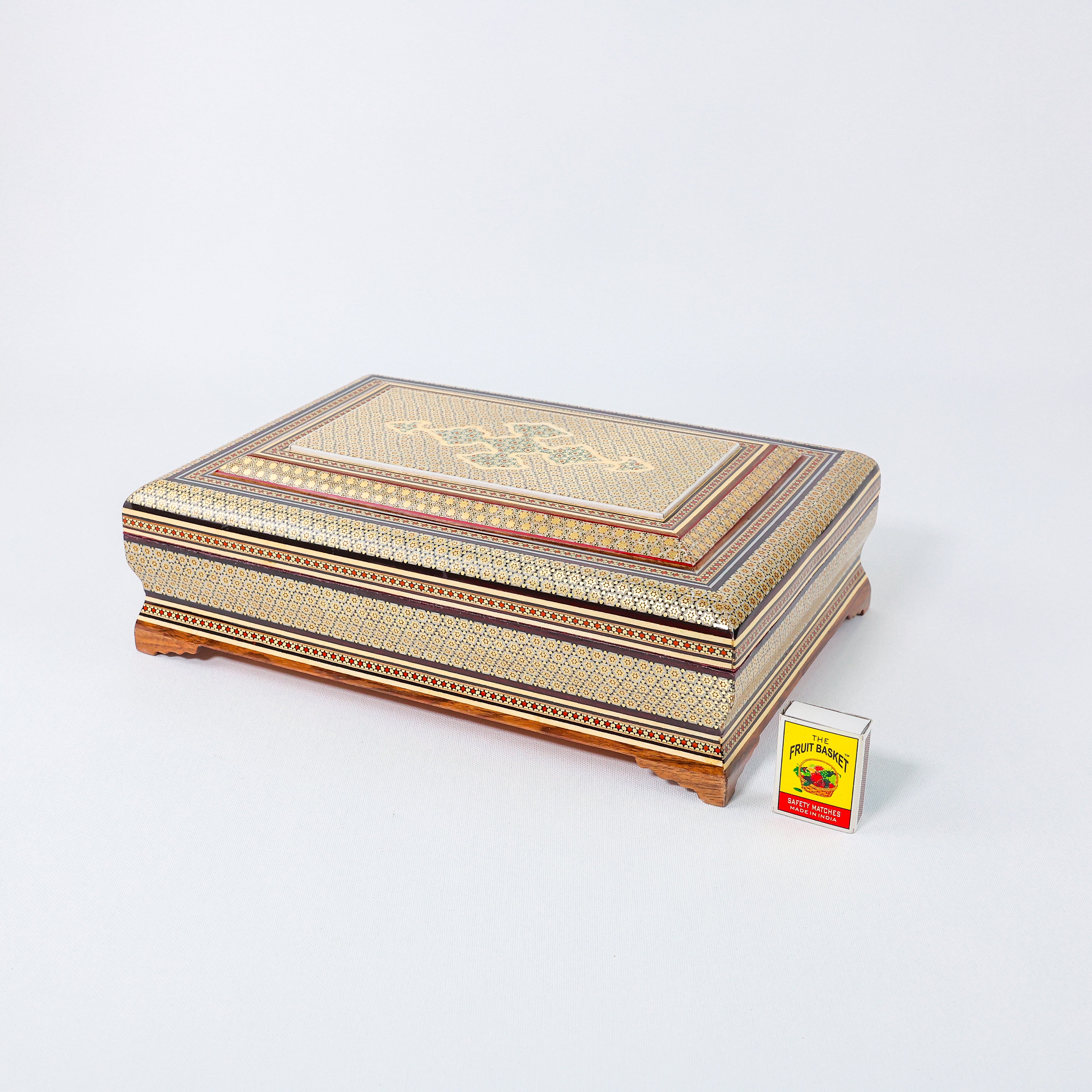 Premium Quran Box – Toranj Design – Beechwood Interior – Size 22 × 32 cm