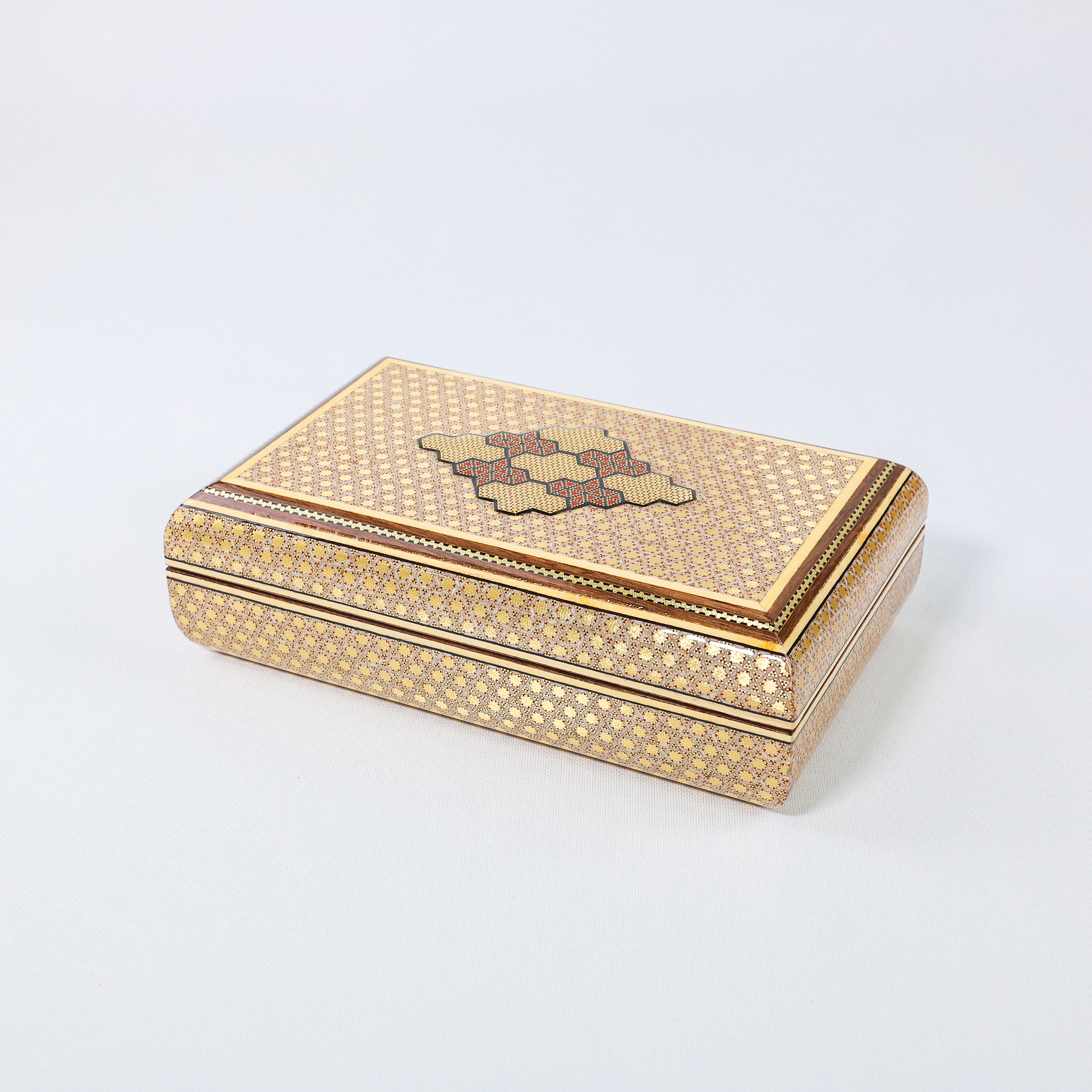 Bone Khatam Box – Khatam Exterior – Size 14 × 22 cm