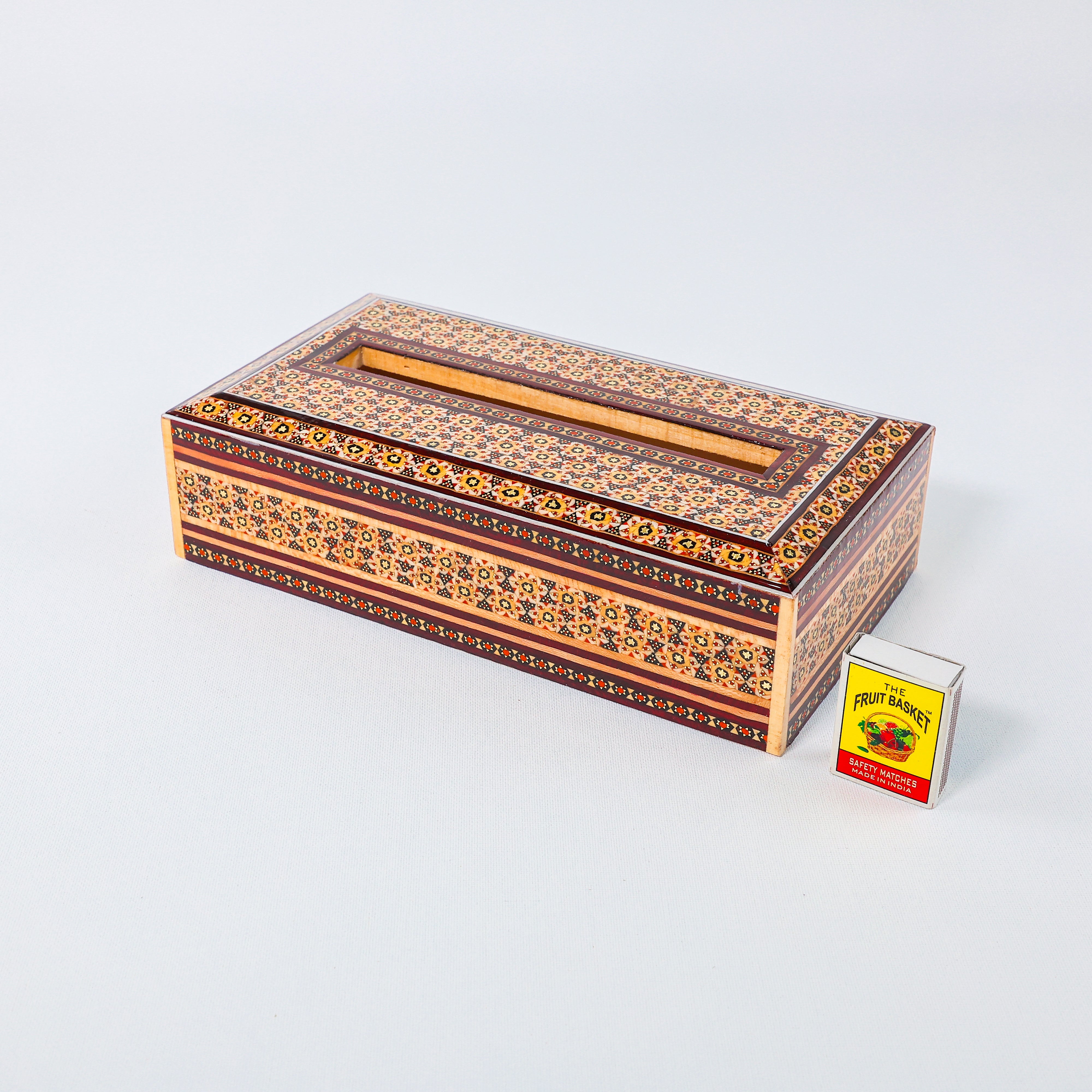 Tissue Box – Straight Sides – Khatam Design