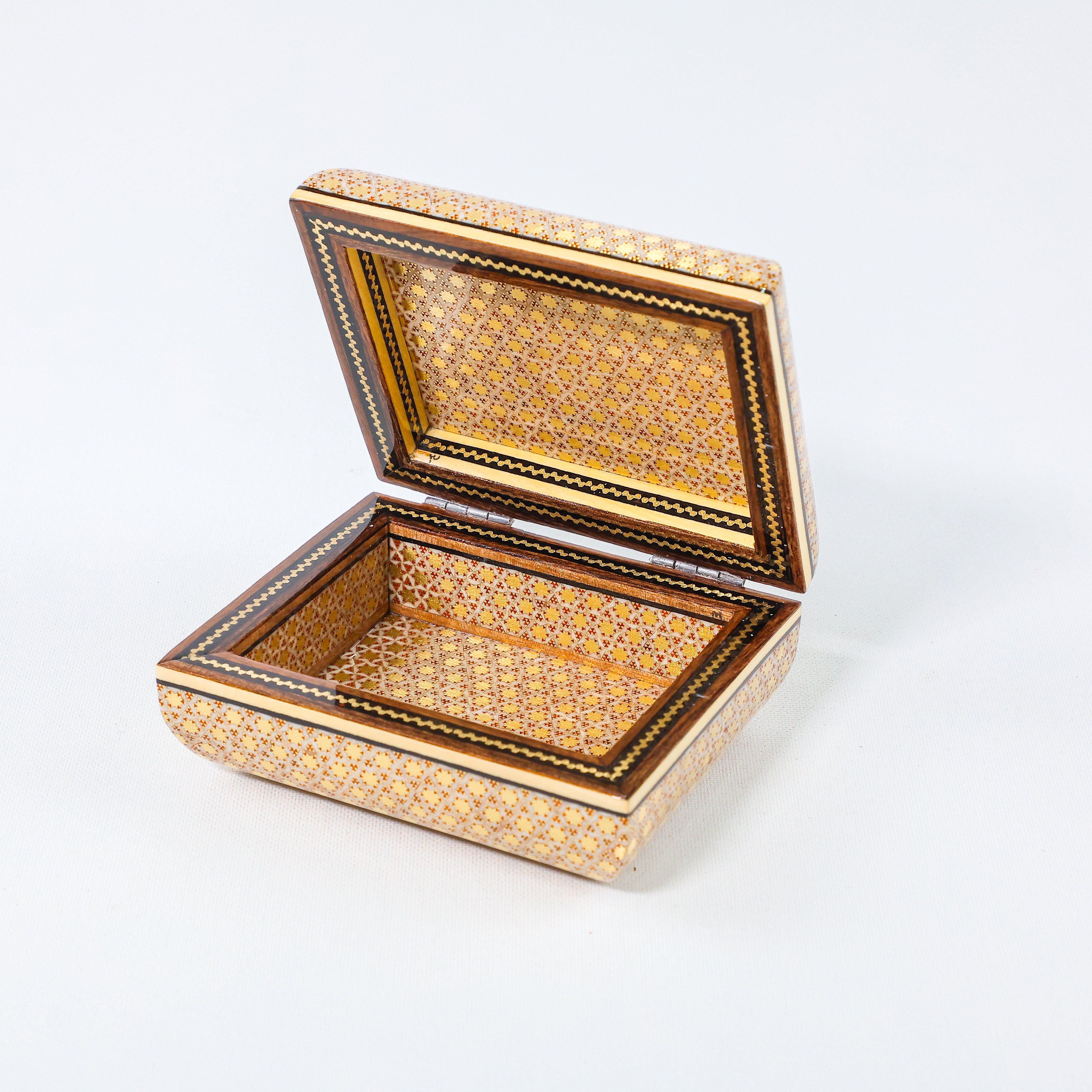 Seeded Series Box – Spear Shape – Khatam Design – Size 10 × 12 cm