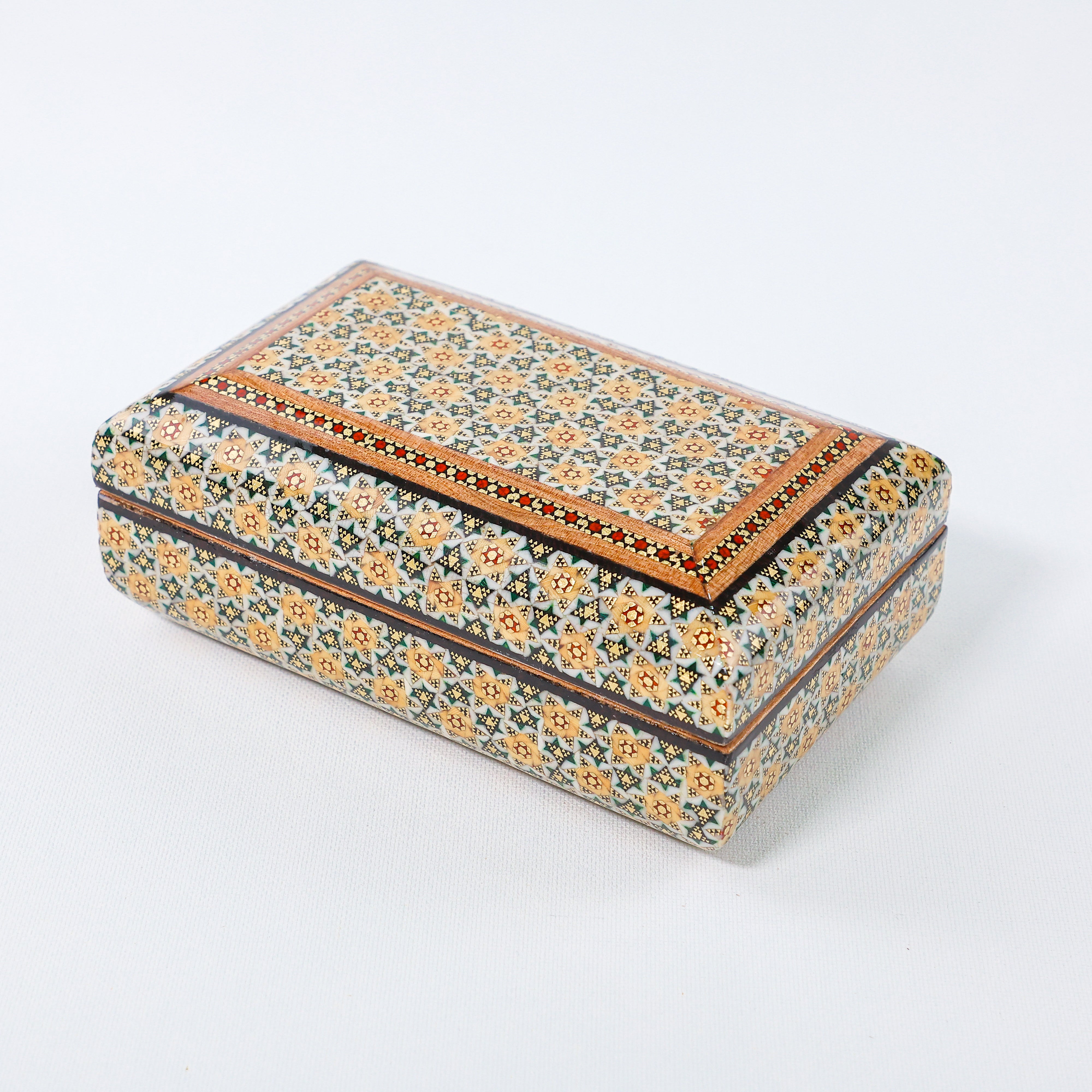 Full Khatam Bone Inlay Box – Size 10 × 16 cm