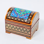 Chest Series Box – Velvet Interior – Size 12 × 10 cm