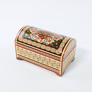 Khatam Chest – Tazhib Painting – Velvet Interior – Size 10 × 16 cm