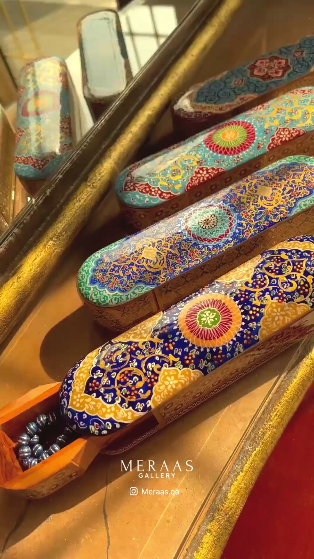 Sliding Pen Case - Tazhib Painting