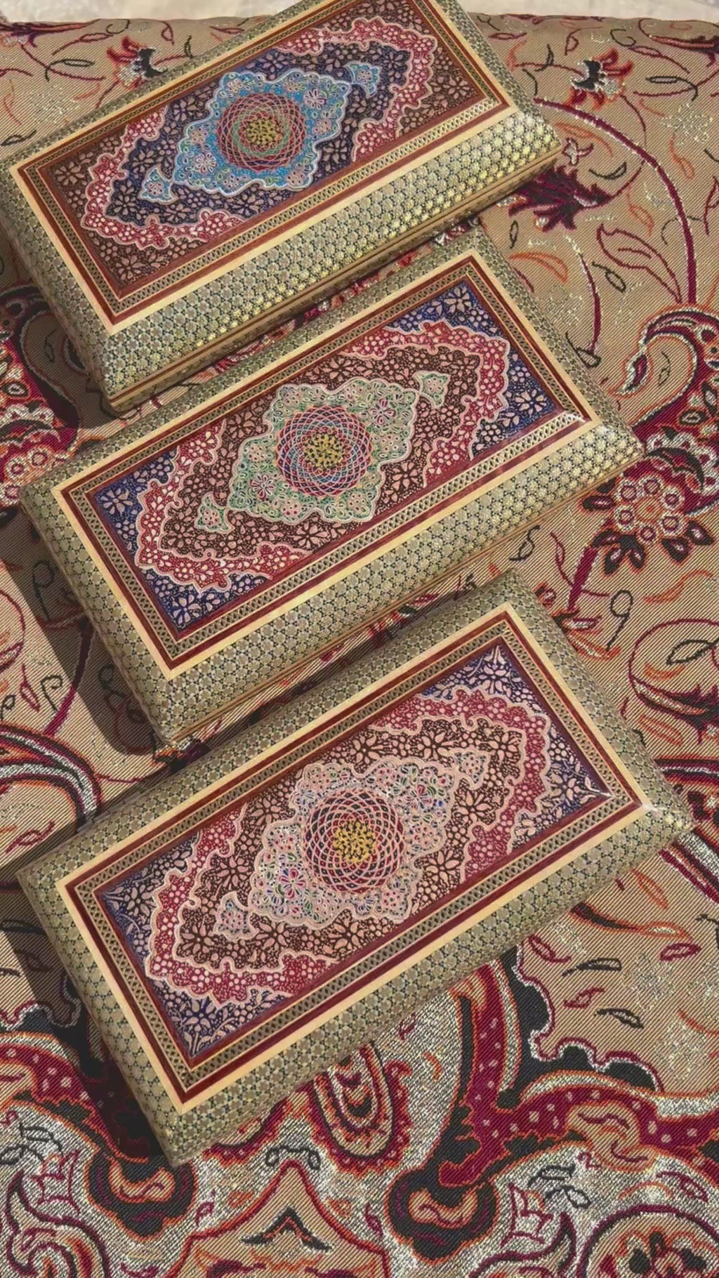 Jewelery Box Premium Khatam Double Sided Painting