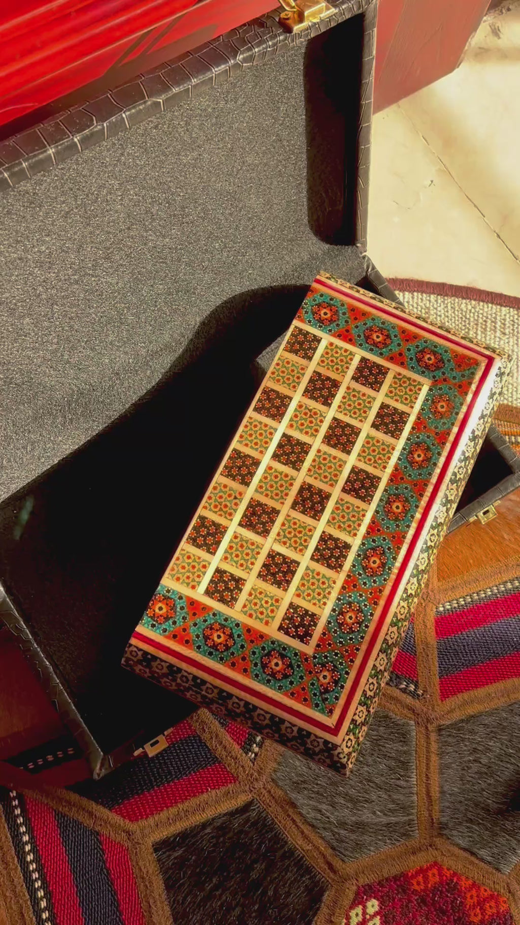 Chess Board Size 30 - Khatam Design